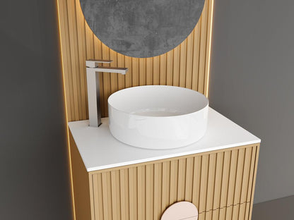 Robinet mitigeur mécanique carré en inox - Couleur nickel brossé - H31 cm - Chicyla VFWQ44314