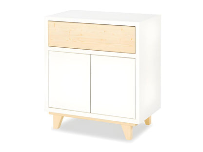 Chambre complète Lit bébé - commode - armoire LittleSky par Chicyla Blanc DPRB88206