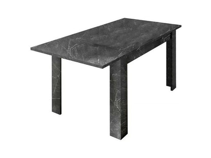 Table extensible collection Chicyla Couleuris noir effet marbre idéal pour une salle à manger moderne et tendance YOOF48898