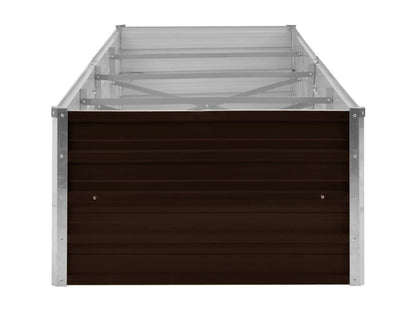 Jardinière Marron 320x80x45 Acier galvanisé ISNU05632
