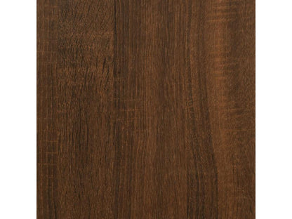 Etagère murale Chêne marron 90x16x78 cm Bois d'ingénierie ZMNX68861