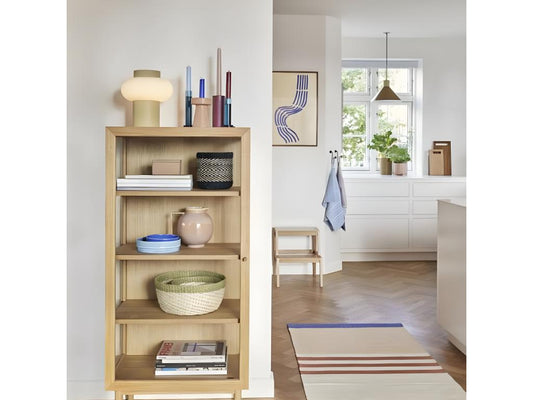 Buffet haut avec porte vitrée en bois Chicyla UYAW30792