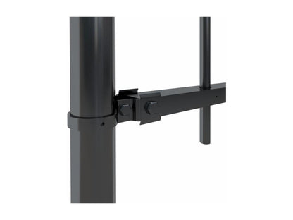 Clôture de jardin avec dessus en cerceau Acier 5,1x0,6 m Noir ELDS41980