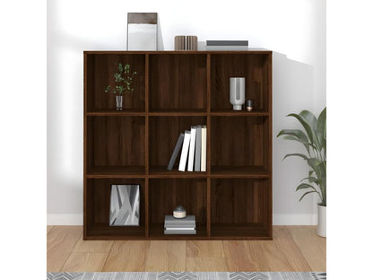 Armoire à livres Chêne marron 98x30x98 cm