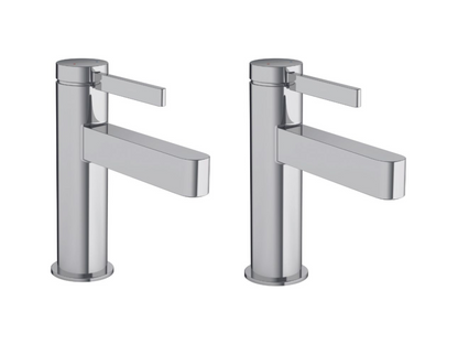 Lot de 2 mitigeurs lavabo Chicyla Finoris 110 avec bonde Chicyla-Open chromé XZOG14848
