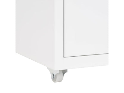 Classe mobile Blanc 28x41x69 Métal XVYP50764