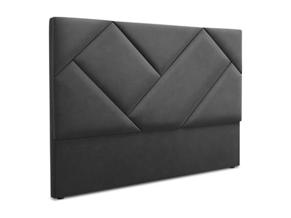Chicyla - Tête de lit Chicyla 140x120cm en velours gris foncé - 140x8x120cm LRPS59661