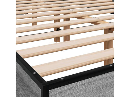 Cadre de lit sans matelas Chicyla gris 120x190 cm DJJD88031