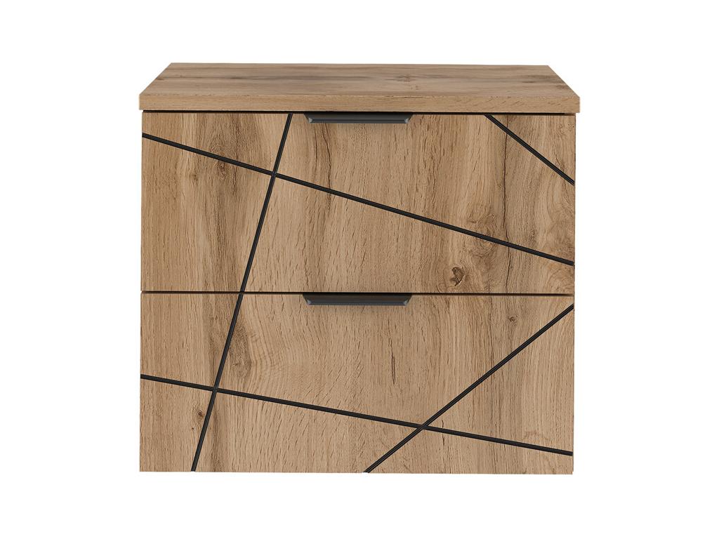 Meuble sous-vasque 60cm plan de toilette Chicyla Bois DEJZ75234