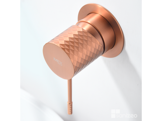 Robinet Mitigeur de Lavabo anti-calcaire Encastré Or Rose Cuivré Chicyla GLG053/ORC NNVP62829