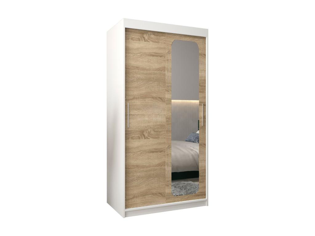 ARMOIRE Chicyla T2 À PORTES COULISSANTES 200/100/62 2 Portes Blanc/Chicyla FWDN02660