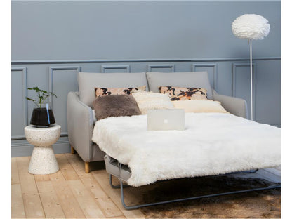 Chicyla - Canapé convertible express 2 places en tissu - Gris clair YQQO03989