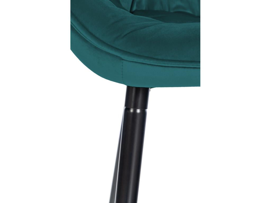 Lot de 2 tabourets métal argentée 54x57,5x103 cm 10 0004153 YZPE08938