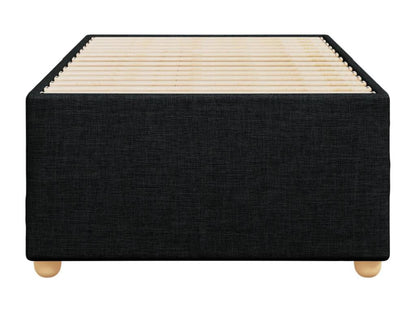 Cadre de lit sans matelas noir 90x190 cm tissu VXXF72282