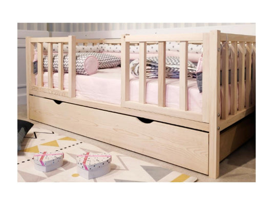 Lit de sol avec cadre TVMB77590