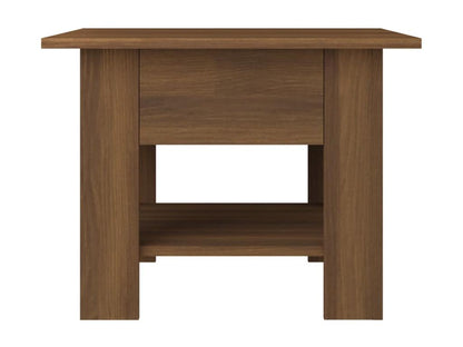 Table basse Chêne marron 55x55x42 cm Aggloméré