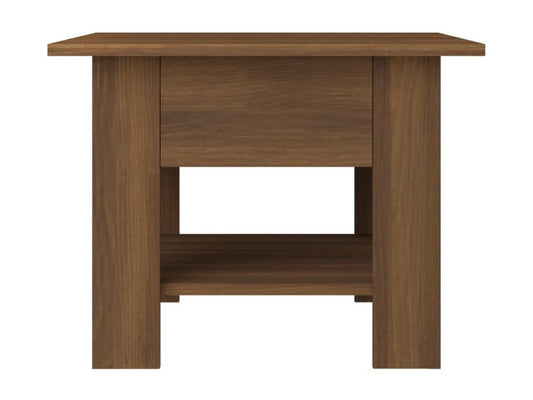 Table basse Chêne marron 55x55x42 cm Aggloméré