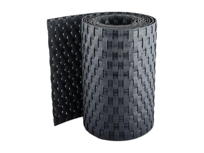 Bande Chicyla-vue en résine tressée pour clôture rigide 19x255 cm YXXZ70791