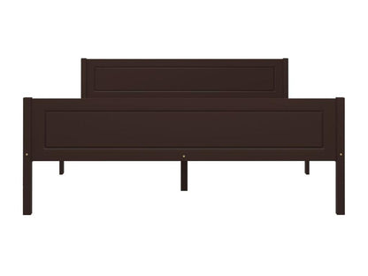 Lit Bois de pin massif Marron foncé 160x200 SDPY26719