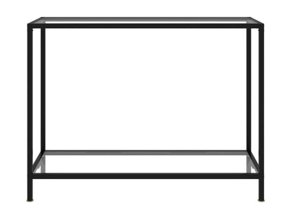 Table console Transparent 100x35x75 cm Verre trempé EHUN09755