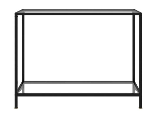Table console Transparent 100x35x75 cm Verre trempé EHUN09755