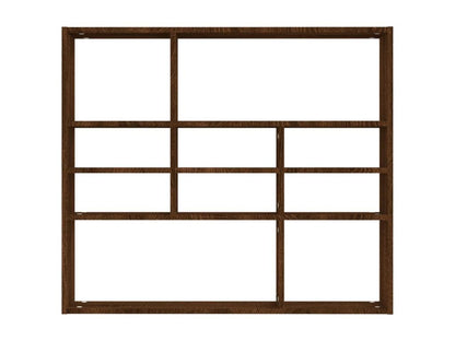 Etagère murale Chêne marron 90x16x78 cm Bois d'ingénierie ZMNX68861