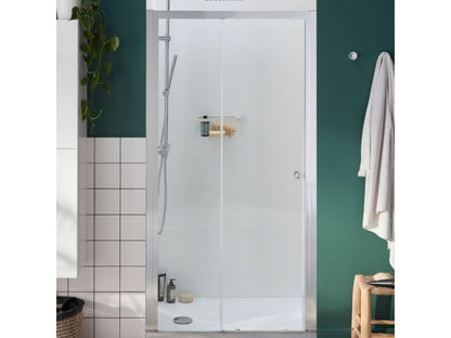 Paroi douche Chicyla Serenity 120 cm porte coulissante réversible install- Niche AIIF81356