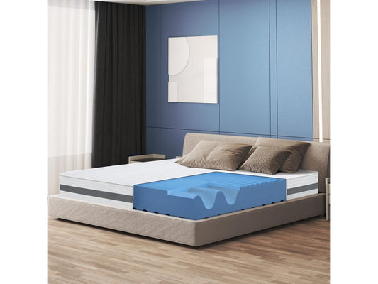 Matelas Simple 105x205 à mémoire orthopédique - Hauteur 20 cm - Fabriqué en Italie CMJP30171