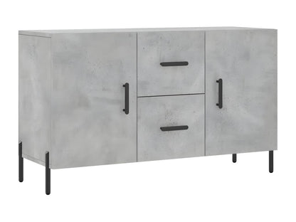 Buffet gris béton 100x36x60 cm bois d'ingénierie DZKF53701