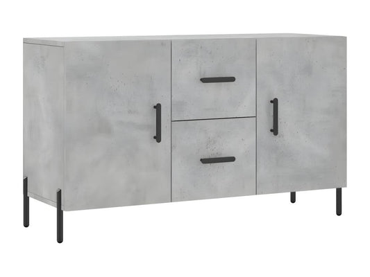 Buffet gris béton 100x36x60 cm bois d'ingénierie DZKF53701