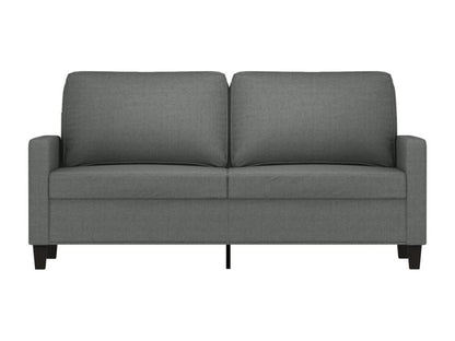 Canapé à 2 places Gris foncé 140 cm Tissu FYPY66056