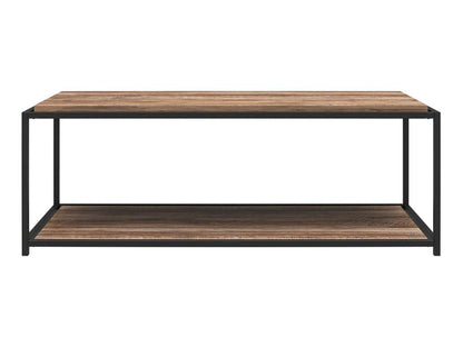 Quincy - Table d'appoint en panneaux de particules mélaminés chêne patiné CCDN33471