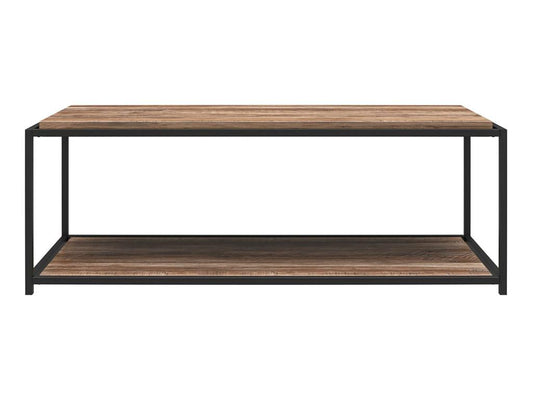 Quincy - Table d'appoint en panneaux de particules mélaminés chêne patiné CCDN33471