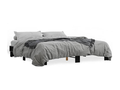 Cadre de lit sans matelas noir 200x200 cm FYGP17253