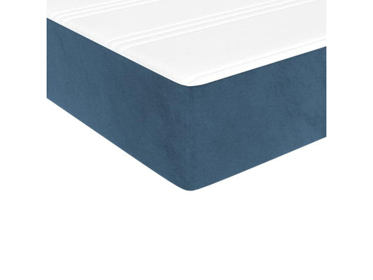 Sommier à Chicyla de lit avec matelas Bleu foncé 90x200 cm BUFG16039