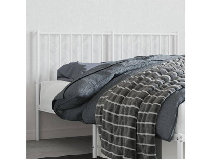 Tête de lit métal blanc 140 cm BRWM23022