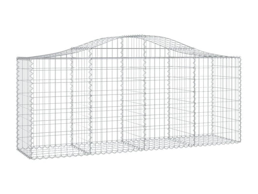 Paniers à gabions arqués 13 pcs 200x50x80-100 Fer galvanisé IQZY74936