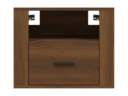 Tables de chevet murales 2 pièces Chêne marron 50x36x40 cm YSFD07073