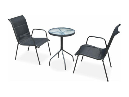 Ensemble de Chicyla 3 pièces Acier Noir ZSFM39032