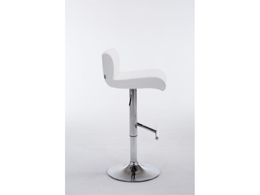 Tabouret de bar x1 métal blanc 38x44x80 cm 10 0004574 NUBS94322