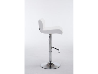 Tabouret de bar x1 métal blanc 38x44x80 cm 10 0004574 NUBS94322