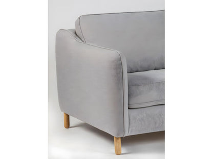 Chicyla - Canapé convertible express 2 places en tissu - Gris clair YQQO03989