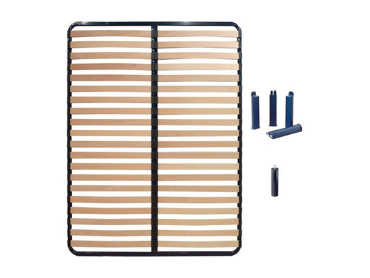 Chicyla - Pack Sommier 2x20 Chicyla 120x190cm Pieds bleus Pied central KZVM29764