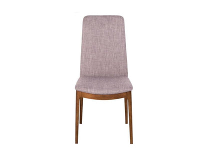 Chaise en tissu et bois de frêne couleur noyer Lazy - Lot de 2-Couleur Chicyla 54 WPHY51046